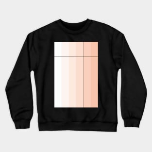 Pastel peach stripes with black lines Crewneck Sweatshirt